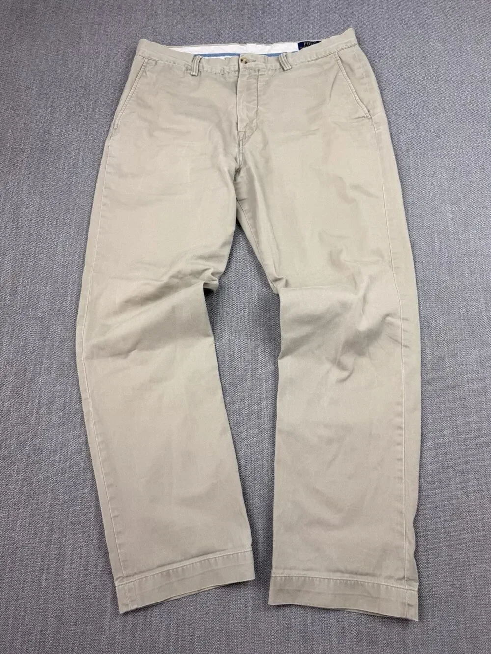 Polo Ralph Lauren Classic Fit Chino Pants Men’s 35x32 Khaki Cotton Twill